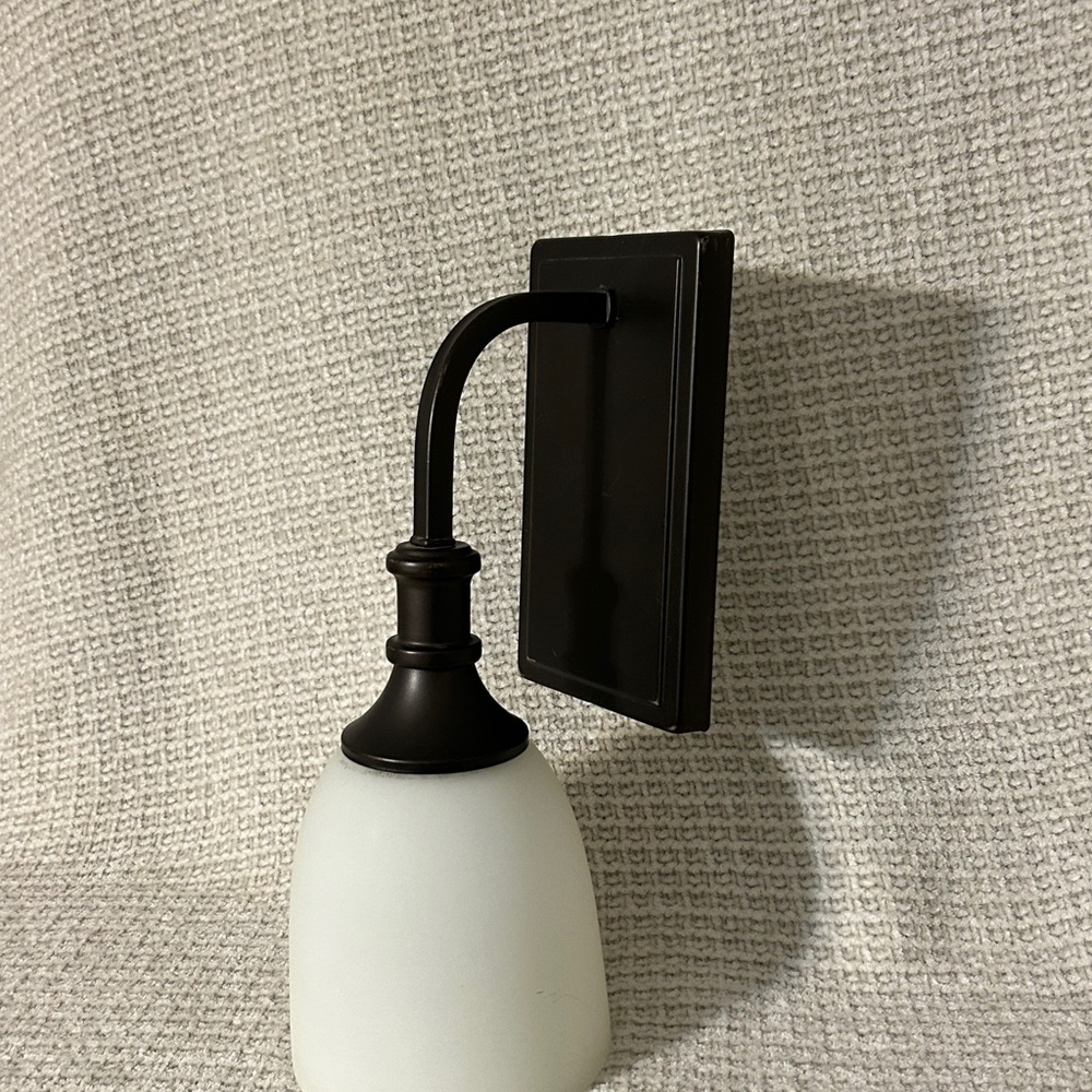 Black and White Wall Sconce